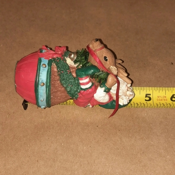 Midwest Elf Riding Reindeer Christmas Figure Decor - Picture 8 of 10